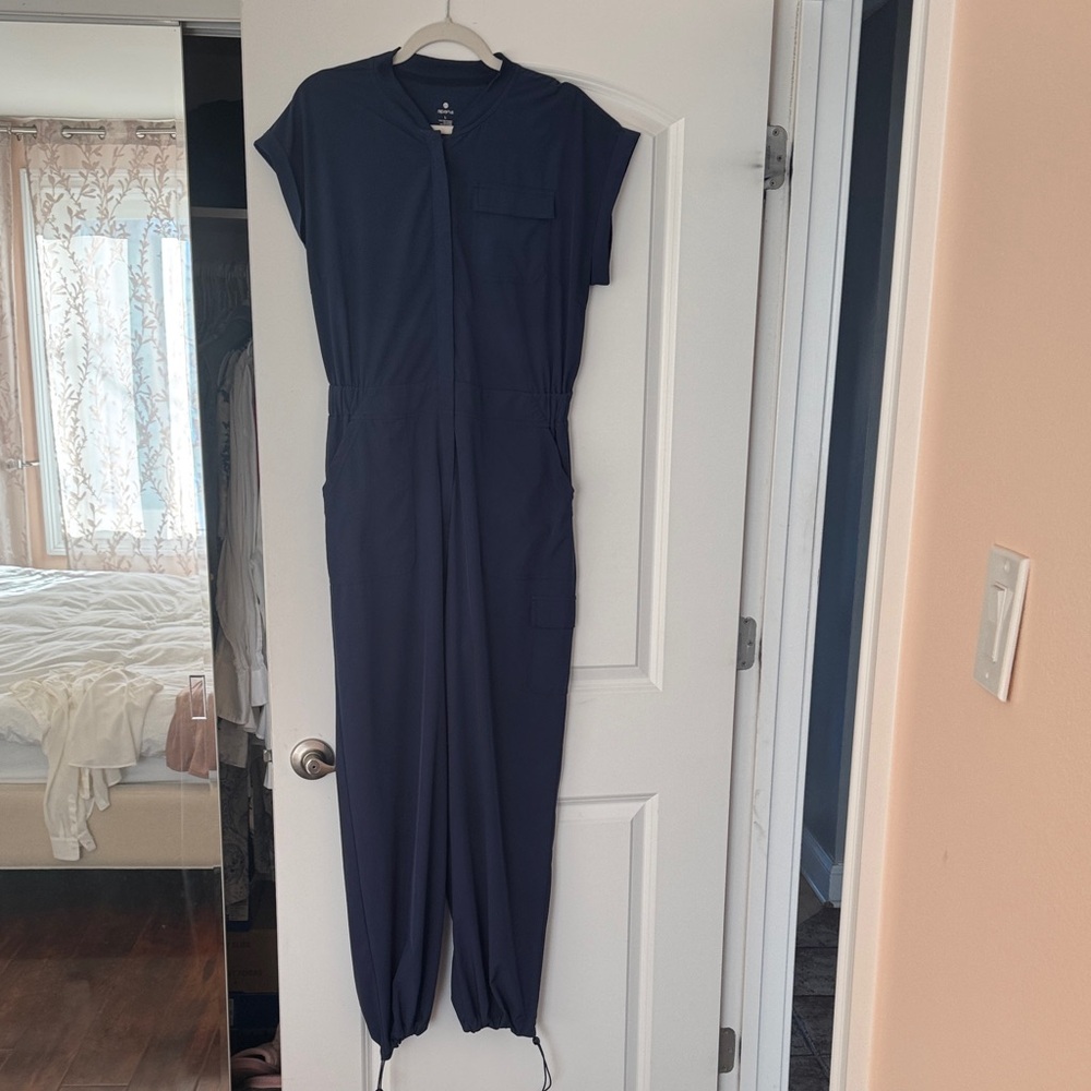 Apana Dark Blue Women's Jumpsuit